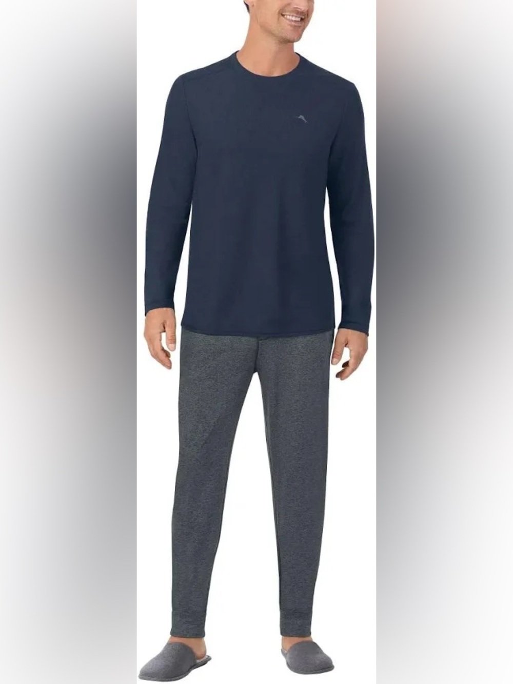Tommy Bahama Men's 2-piece Relaxed Fit Logo Embroidered Lounge Set